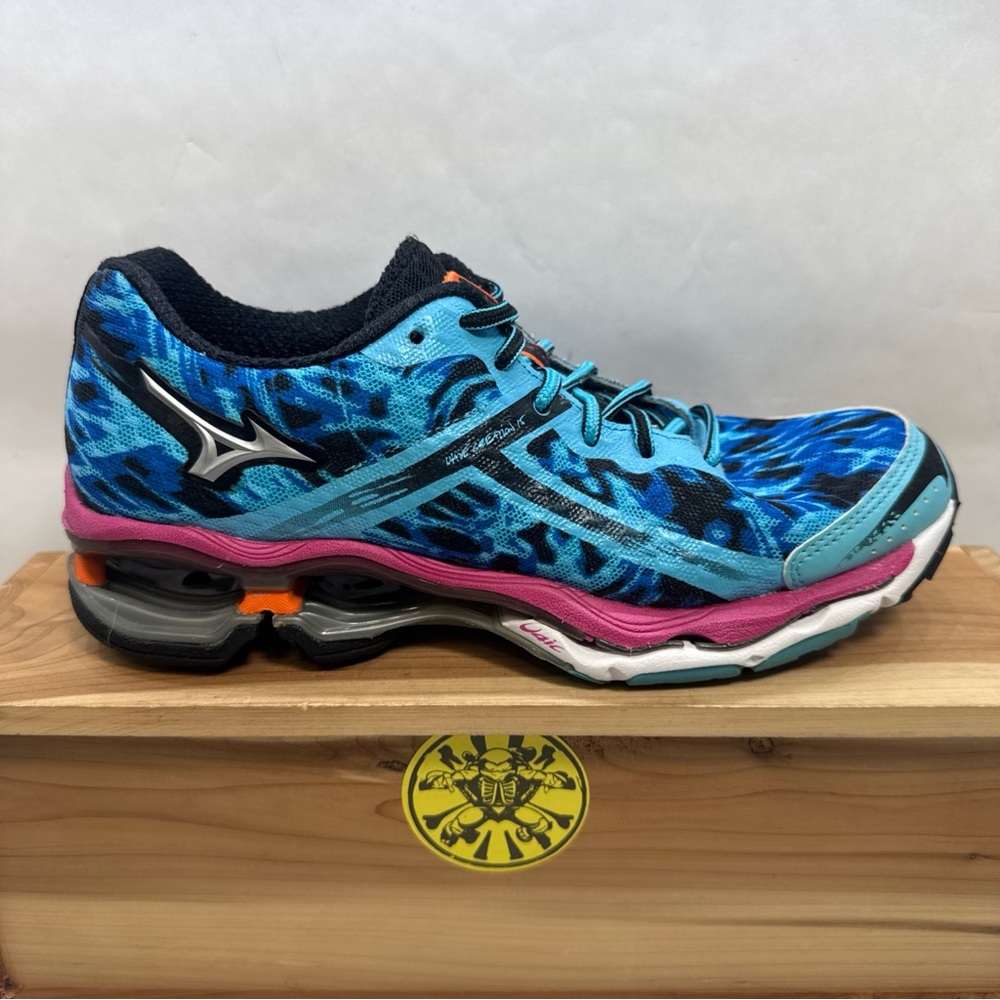 Mizuno Wave Creation 15 Blue/ Black Running Shoes Women’s Size 6